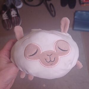 Adorable White and Tan Stuffed Animal